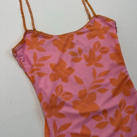 Princess Polly Pink Floral Bodycon Slip Dress - Picture 3 of 7